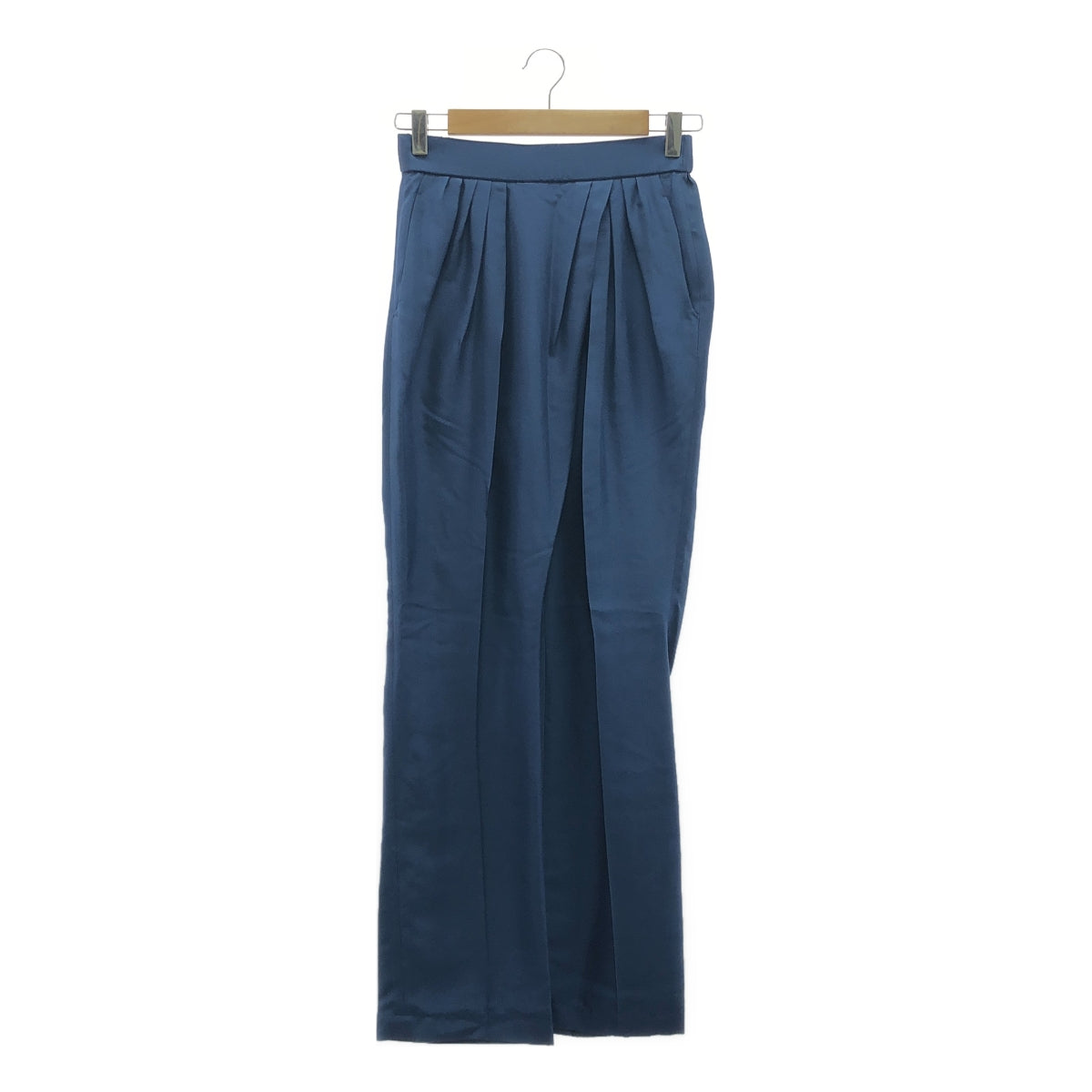 Mame Kurogouchi / 마메쿠로고우치 | 2024SS | Silk Habutae Front Tucked Trousers / 실크 허브 타에 프론트 택 팬츠 | 2 | 여성