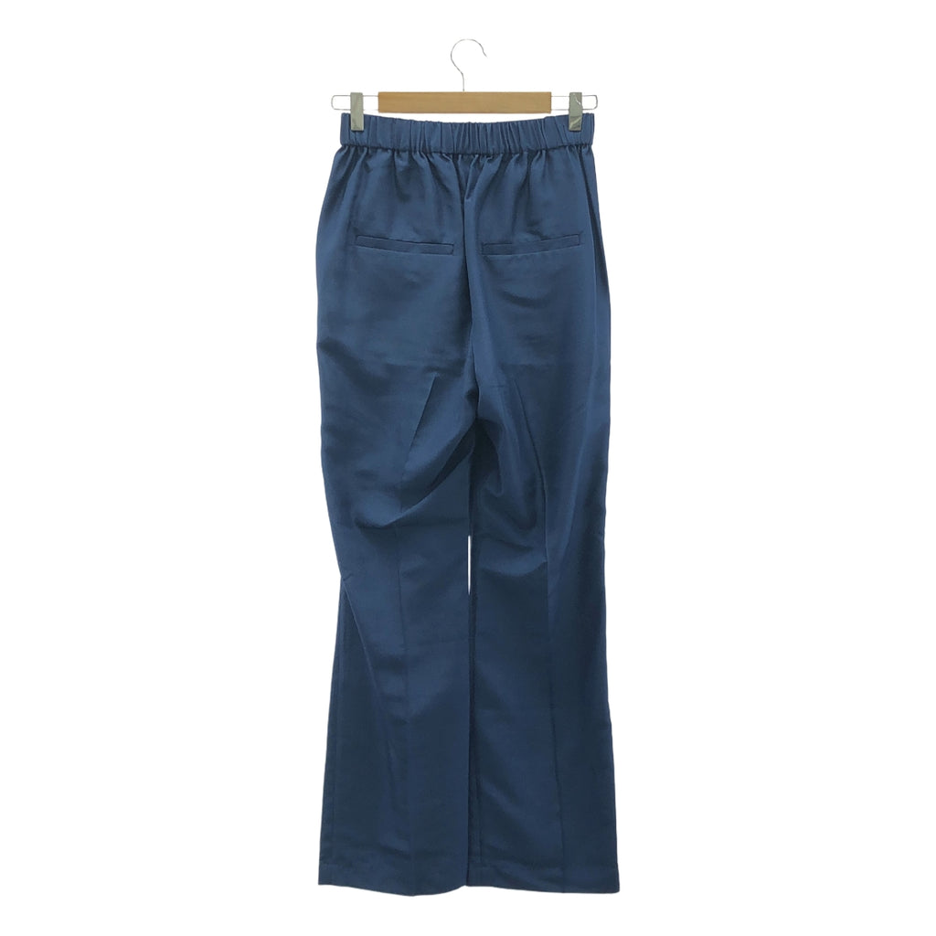 【美品】  Mame Kurogouchi / マメクロゴウチ | 2024SS | Silk Habutae Front Tucked Trousers / シルクハブタエフロントタックパンツ | 2 | blue | レディース