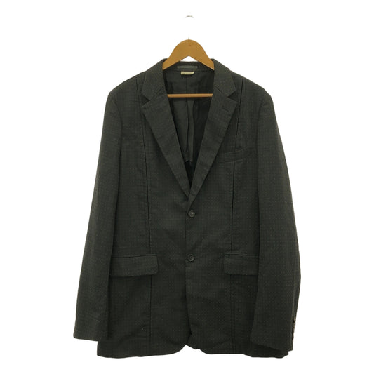 COMME des GARCONS HOMME DEUX / コムデギャルソンオムドゥ | 2018SS | ダイヤ柄 ポリウール 2B テーラードジャケット | XL | メンズ