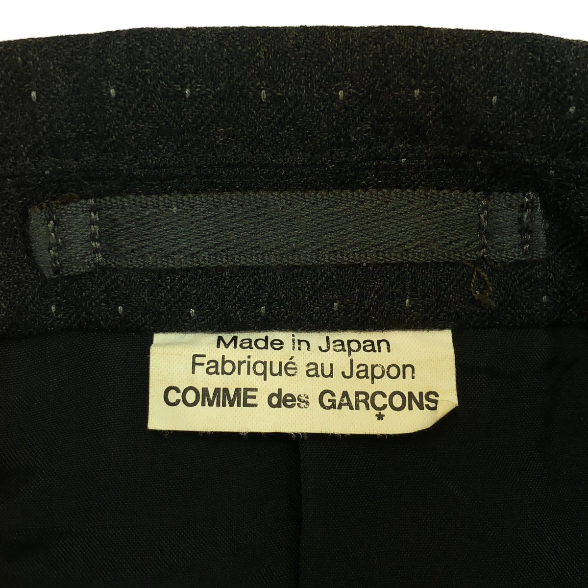 COMME des GARCONS HOMME DEUX / コムデギャルソンオムドゥ | 2018SS | ダイヤ柄 ポリウール 2B テーラードジャケット | XL | チャコールグレー | メンズ