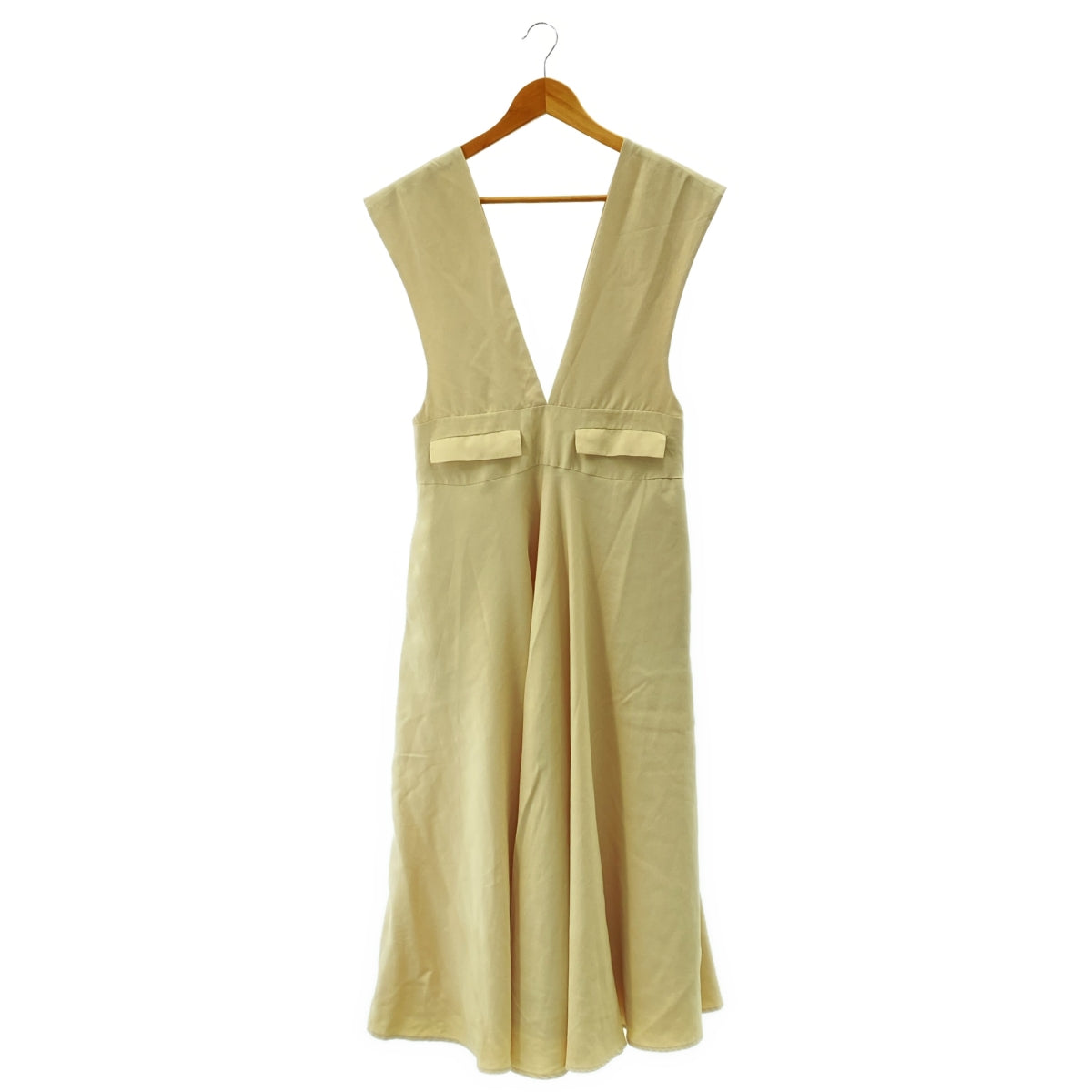 MACHATT / マチャット | ダブルポケット バックジップ ワンピース / 裏地付き | F | レディース