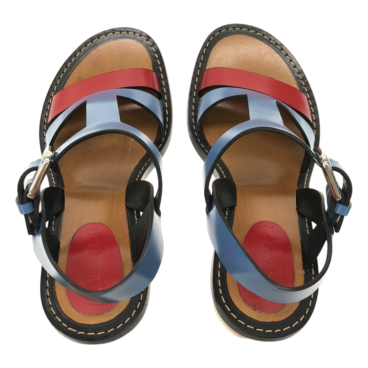 JIL SANDER / 질산더 | 스트랩 힐 샌들 | 36 | 멀티 컬러 | 여성