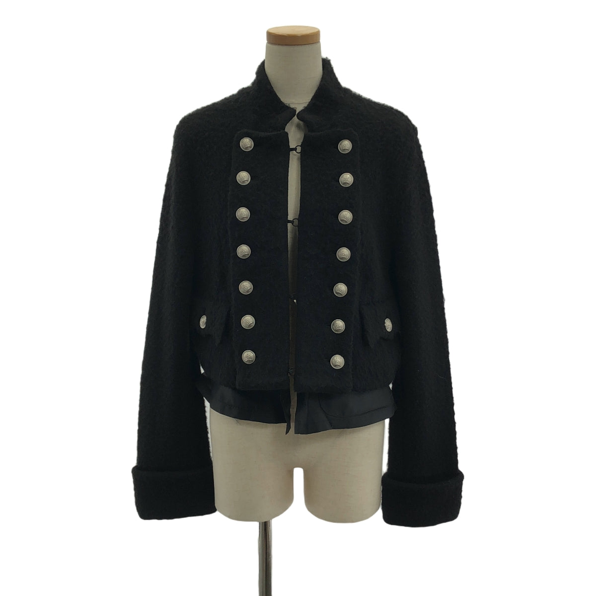 noir kei ninomiya / 느와르 케이니노미야 | AD2023 | Brushed Double-Breasted Jacket 더블 브레스트 재킷 | M | 여성