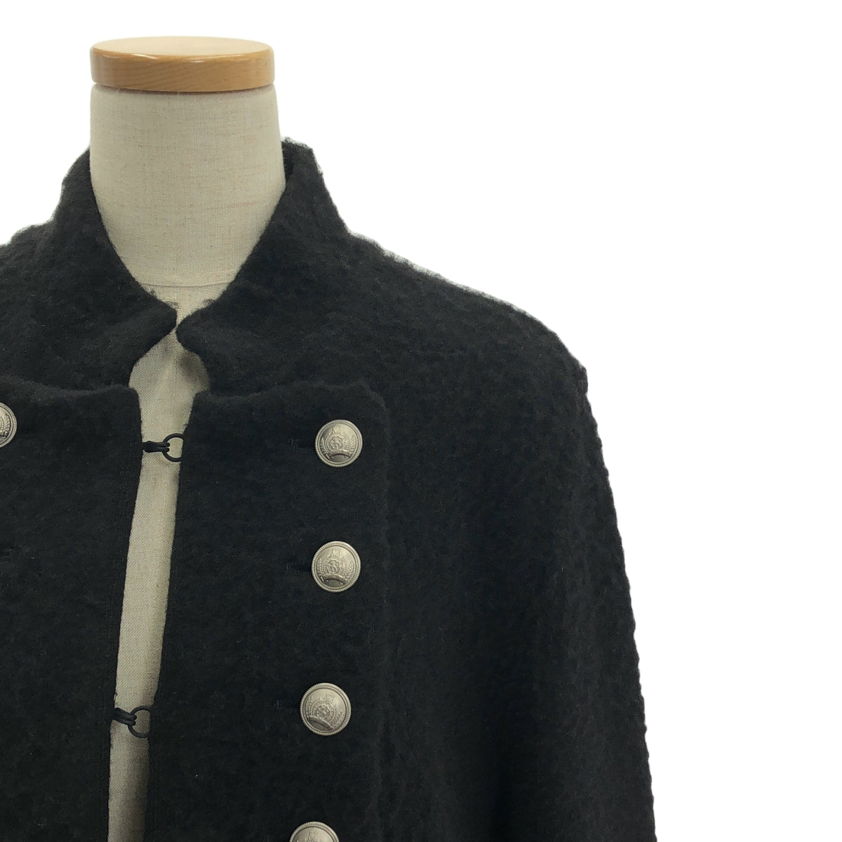 noir kei ninomiya / 느와르 케이니노미야 | AD2023 | Brushed Double-Breasted Jacket 더블 브레스트 재킷 | M | 여성