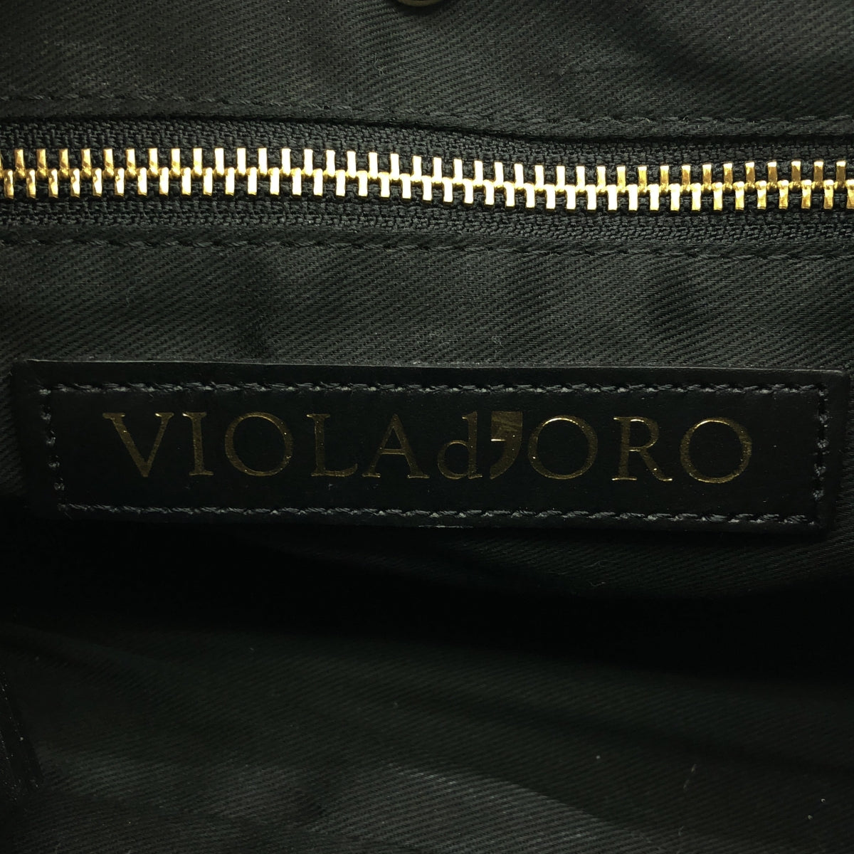 【美品】  VIOLAd'ORO / ヴィオラドーロ | GINO S 2Way キャンバス ショルダー ミニトートバッグ | ホワイト / ブラック | レディース