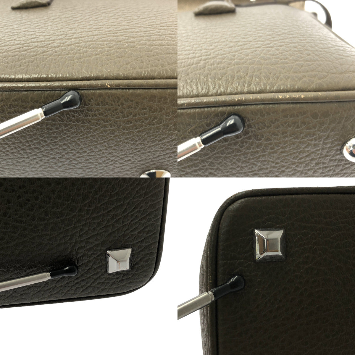 Maison Margiela / 메종 마르젤라 | 2024AW | 5AC HANDBAG EAST WEST MEDIUM 2WAY 가죽 핸드백 | 브라운 | 여성