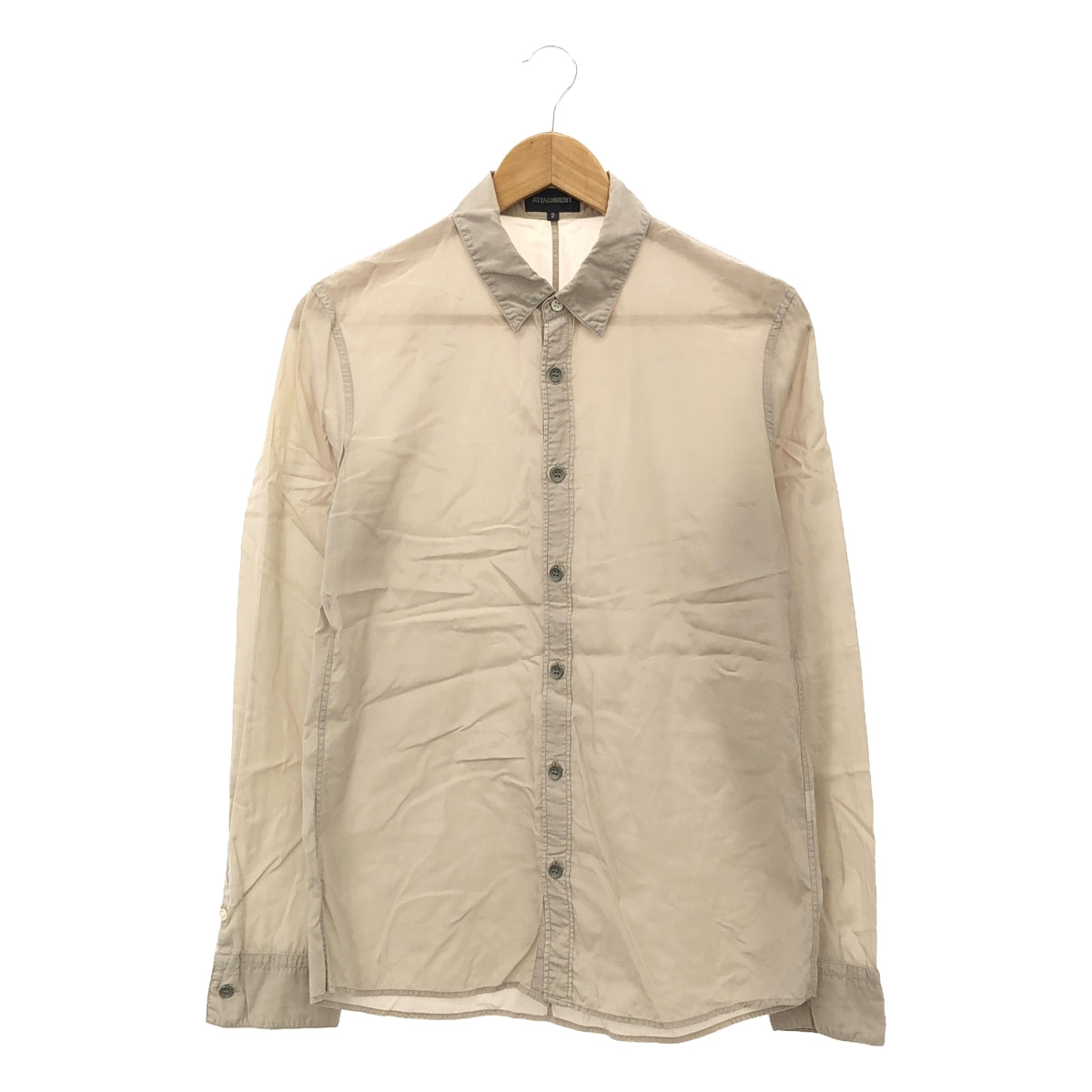 ATTACHMENT | Cotton Cupra Metal Button Shirt | 2 | Men's