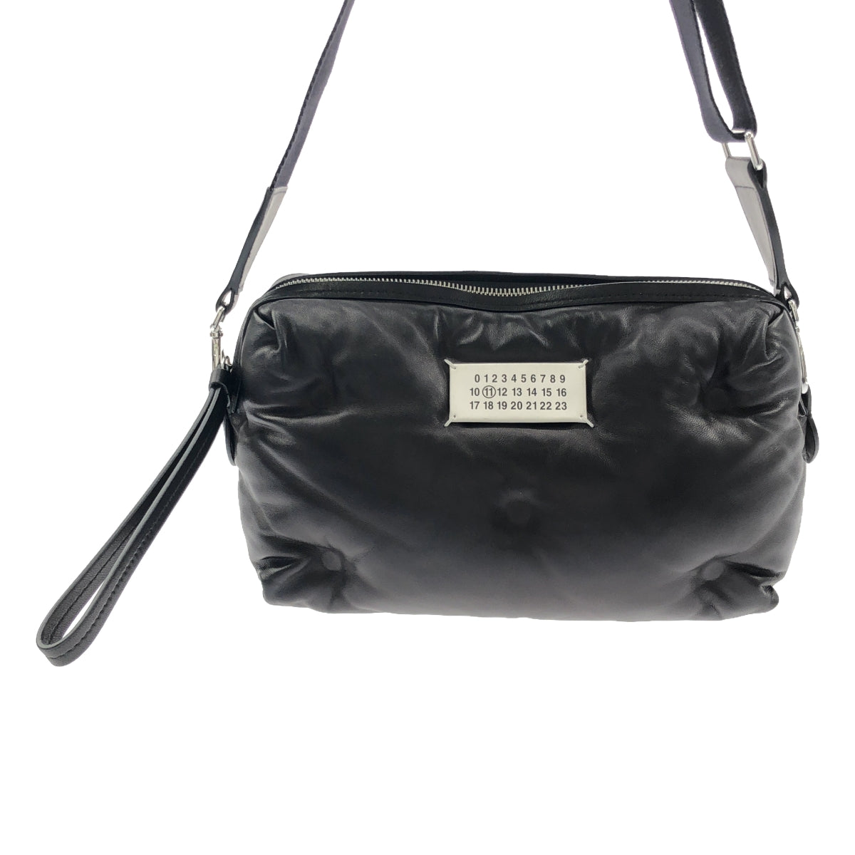 【美品】  Maison Margiela / メゾンマルジェラ | 2024AW | GLAM SLAM CAMERA BAG ラムスキン グラムスラム カメラ バッグ | ブラック | レディース