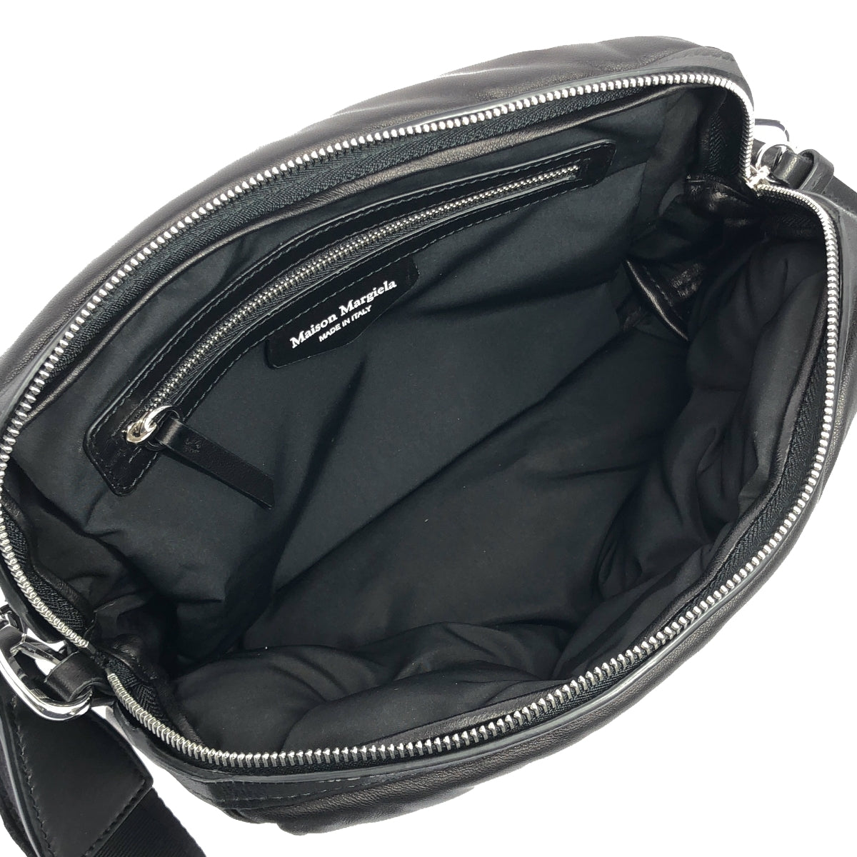 【美品】  Maison Margiela / メゾンマルジェラ | 2024AW | GLAM SLAM CAMERA BAG ラムスキン グラムスラム カメラ バッグ | ブラック | レディース