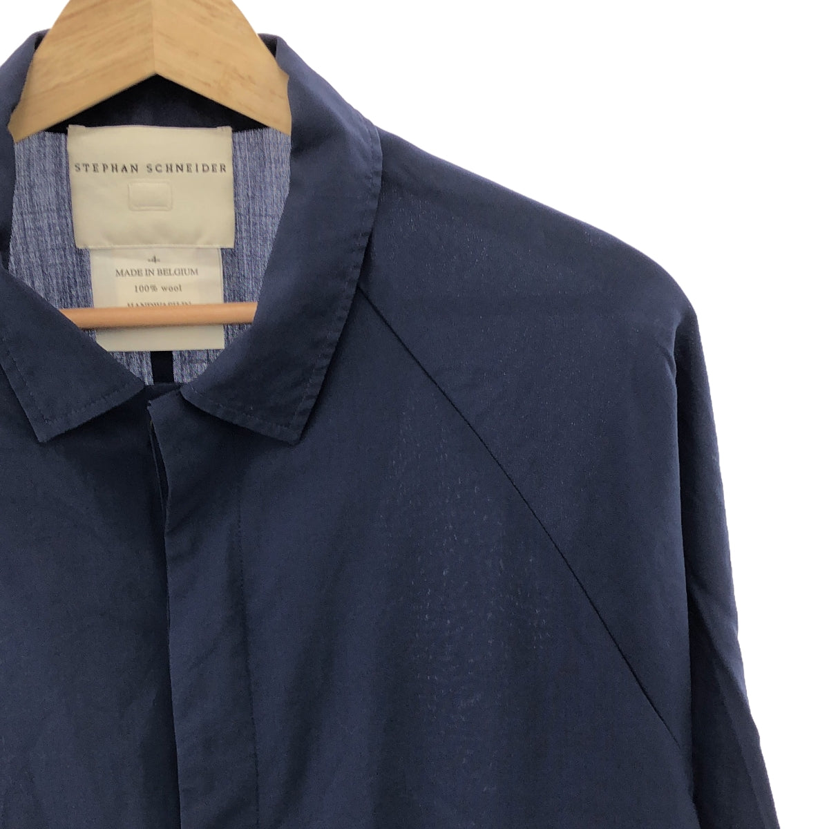 STEPHAN SCHNEIDER / Stephan Schneider | Wool fly front regular collar shirt | 4 | Men's