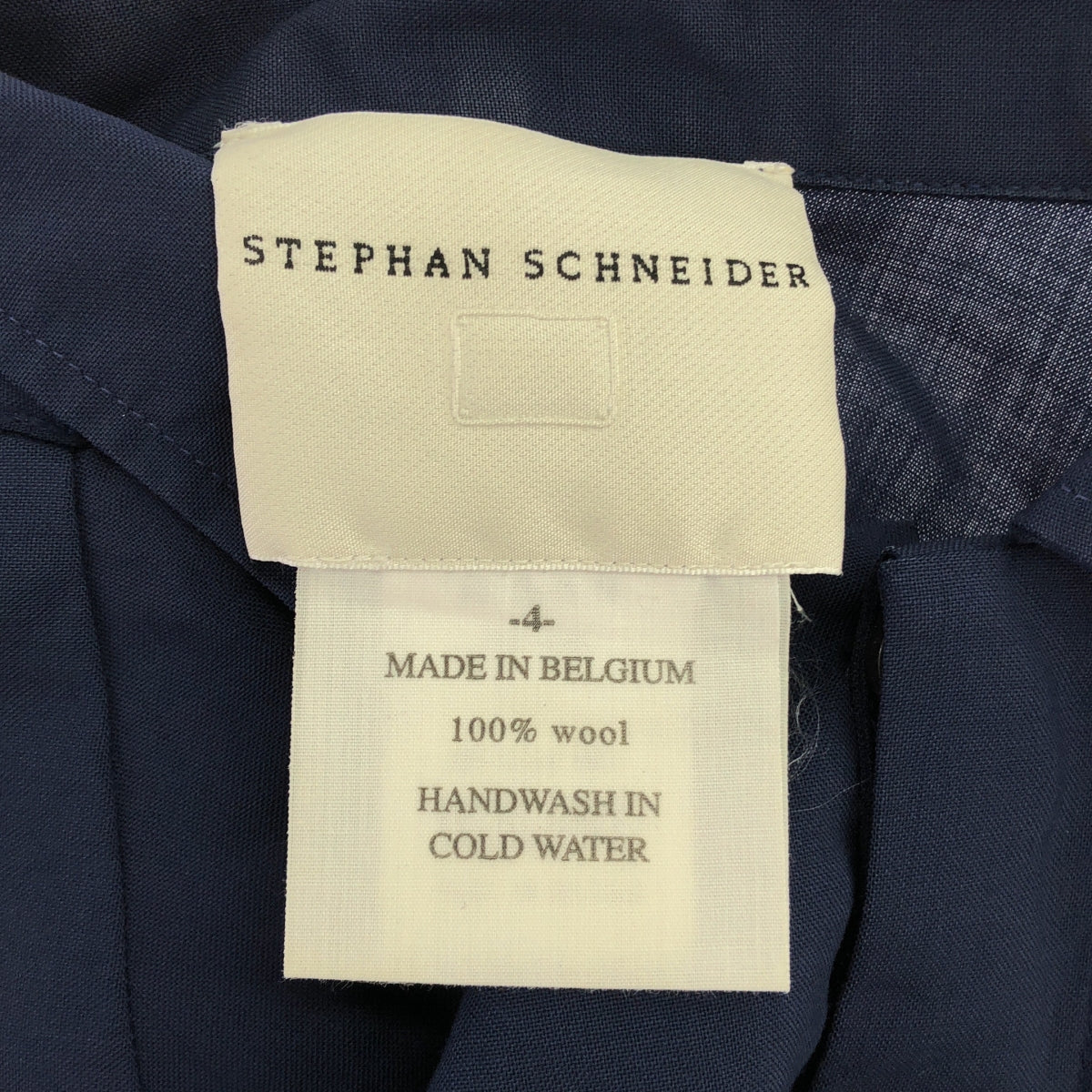 STEPHAN SCHNEIDER / Stephan Schneider | Wool fly front regular collar shirt | 4 | Men's