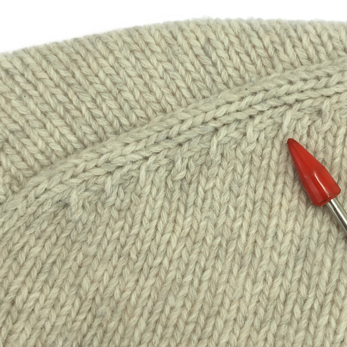 GALERIE VIE | 2022AW | 細毛圓領套頭衫 | S | 淺灰 | 女款