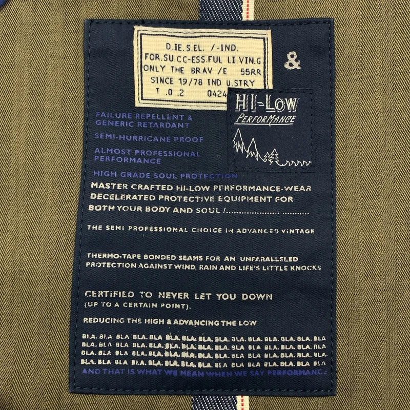 DIESEL / ディーゼル | コットン混 ステンカラーコート | M | メンズ