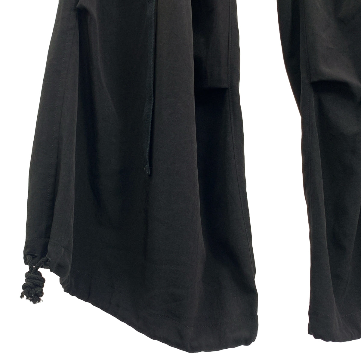 S'YTE YOHJI YAMAMOTO / サイトヨウジヤマモト | CREPE de CHINE ARMY TECHNO PANTS / ドローストリング ワイド カーゴパンツ | 3 | メンズ