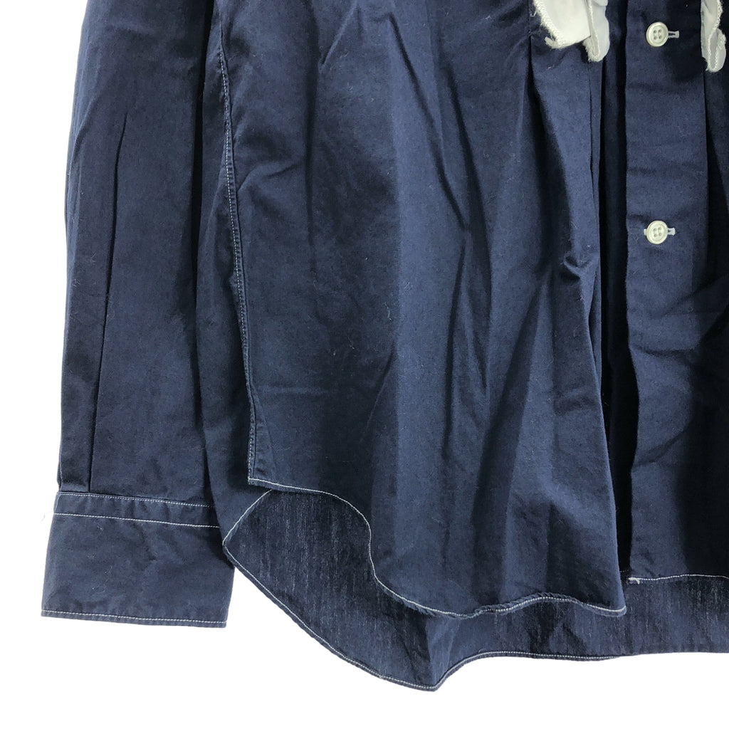 BLACK COMME des GARCONS / 블랙콤 데 걸슨 | 2012SS | 코튼 프릴 라운드 컬러 셔츠 | M | 여성