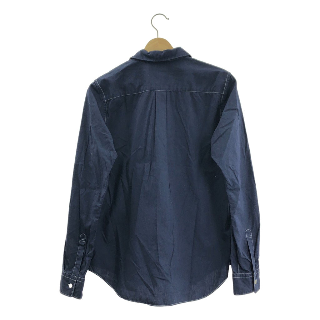 BLACK COMME des GARCONS / 블랙콤 데 걸슨 | 2012SS | 코튼 프릴 라운드 컬러 셔츠 | M | 여성