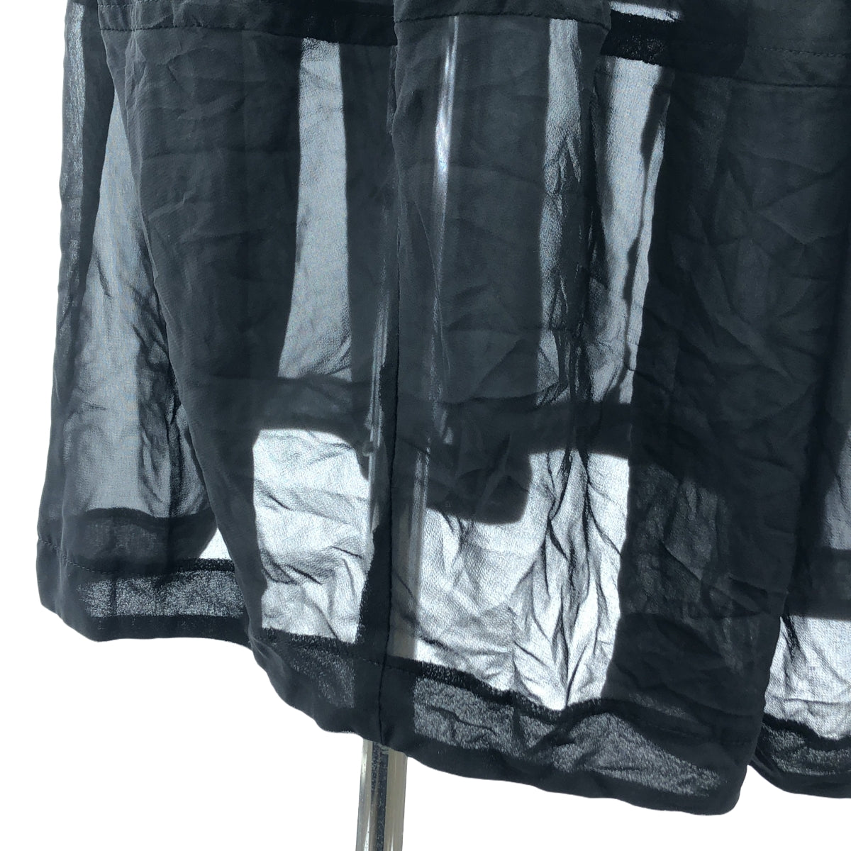 BLACK COMME des GARCONS / ブラックコムデギャルソン | 2022SS | ドッキング パーカー シースルーワンピ－ス | S | ブラック | レディース