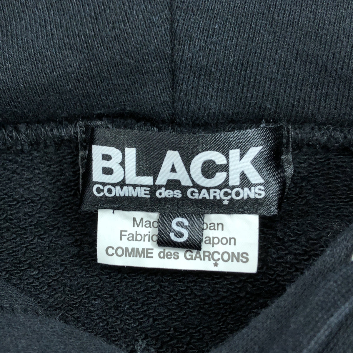 BLACK COMME des GARCONS / ブラックコムデギャルソン | 2022SS | ドッキング パーカー シースルーワンピ－ス | S | ブラック | レディース