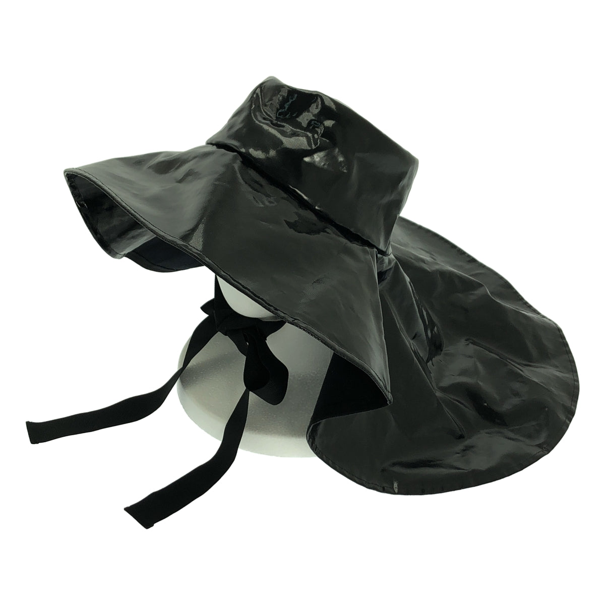 FETICO / フェティコ | FLARED FAUX-LEATHER HAT ハット |