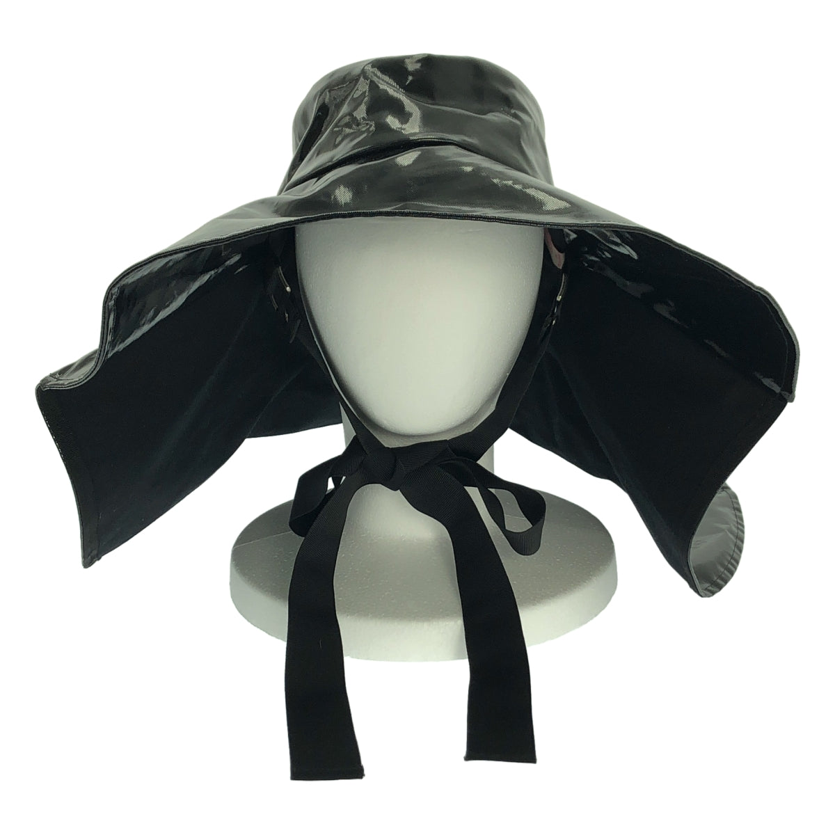FETICO / フェティコ | FLARED FAUX-LEATHER HAT ハット |