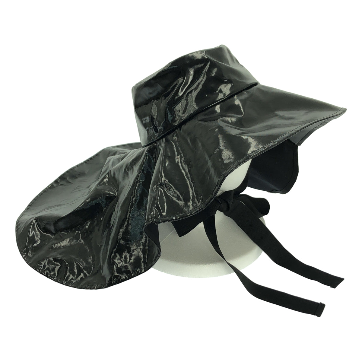 FETICO / フェティコ | FLARED FAUX-LEATHER HAT ハット |