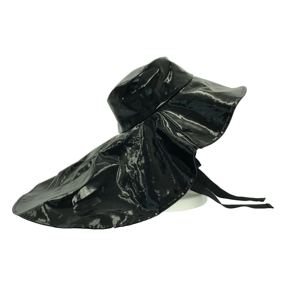 FETICO / フェティコ | FLARED FAUX-LEATHER HAT ハット |