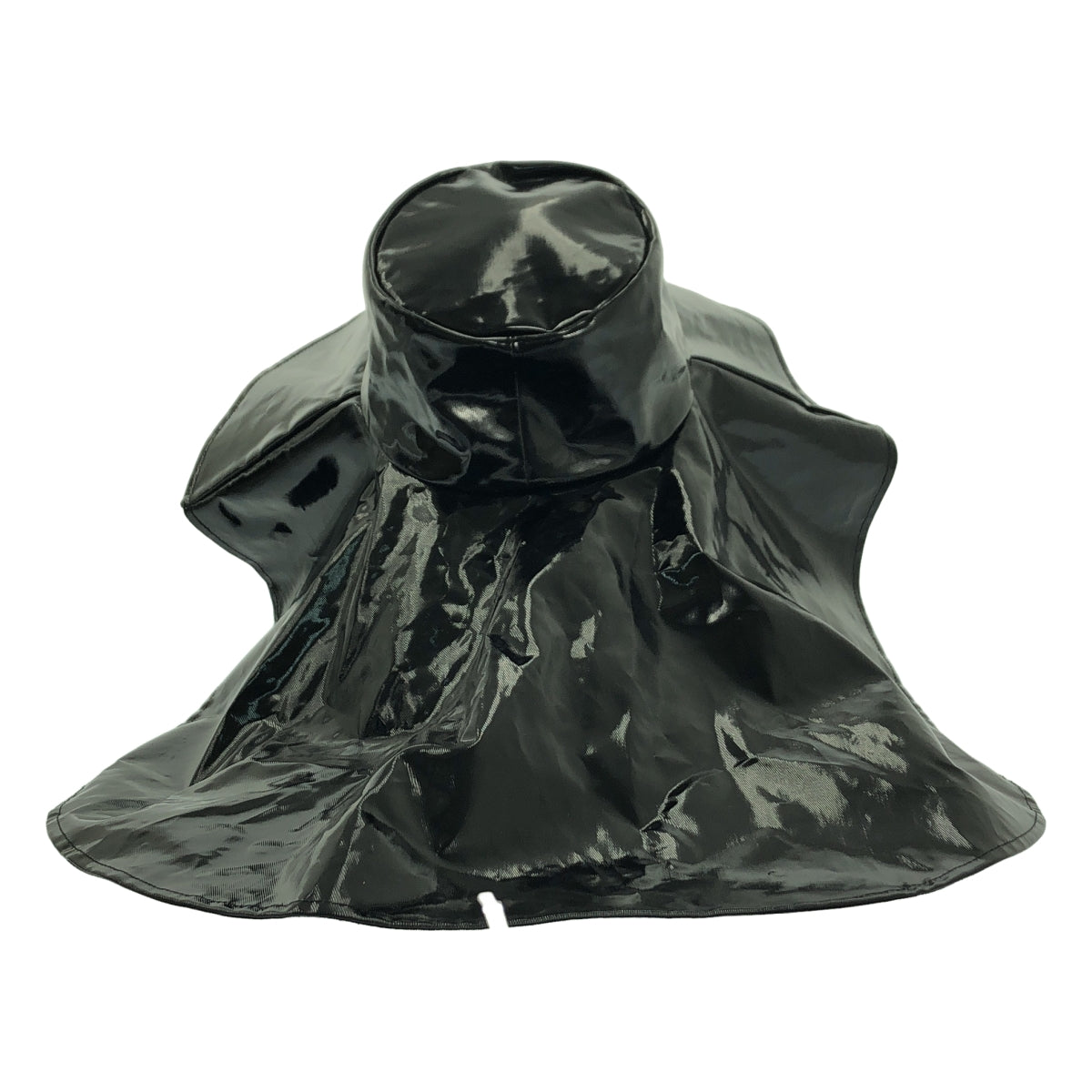 FETICO / フェティコ | FLARED FAUX-LEATHER HAT ハット |