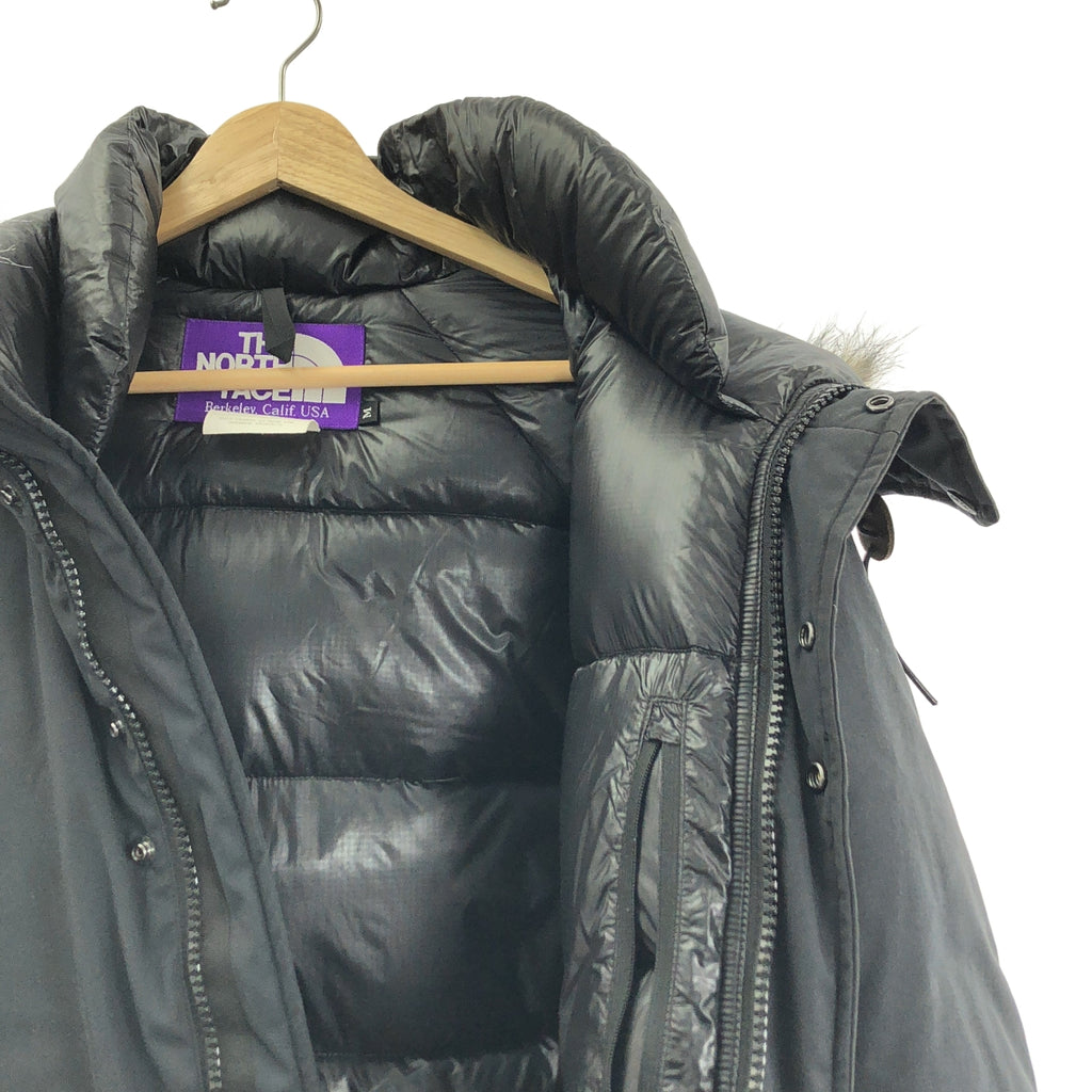 北面紫標系列 | 65/35 長絨毛連帽羽絨外套 | M 碼 | 男款
