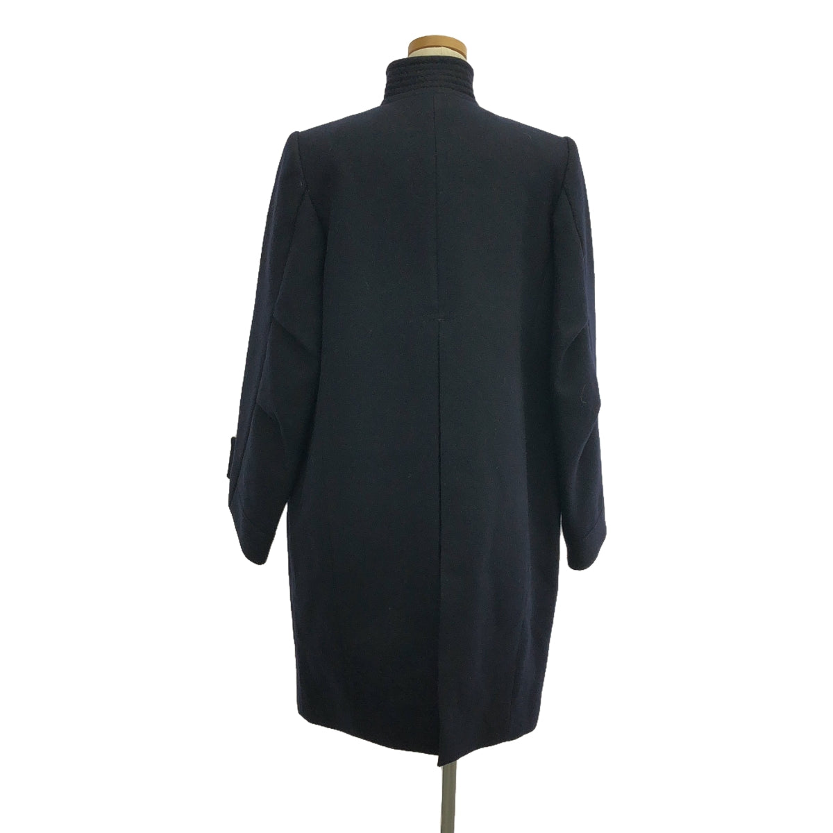 sacai / 사카이 | 라이너 조끼 포함 양모 더블 버튼 코트 | 1 | 네이비 | 여성