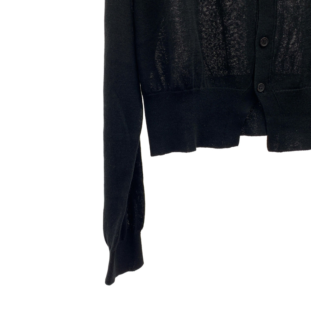 Y's / Y's Yohji Yamamoto | 2024 春夏系列 | 亞麻混紡高領針織開襟衫 | 2 碼 | 女款