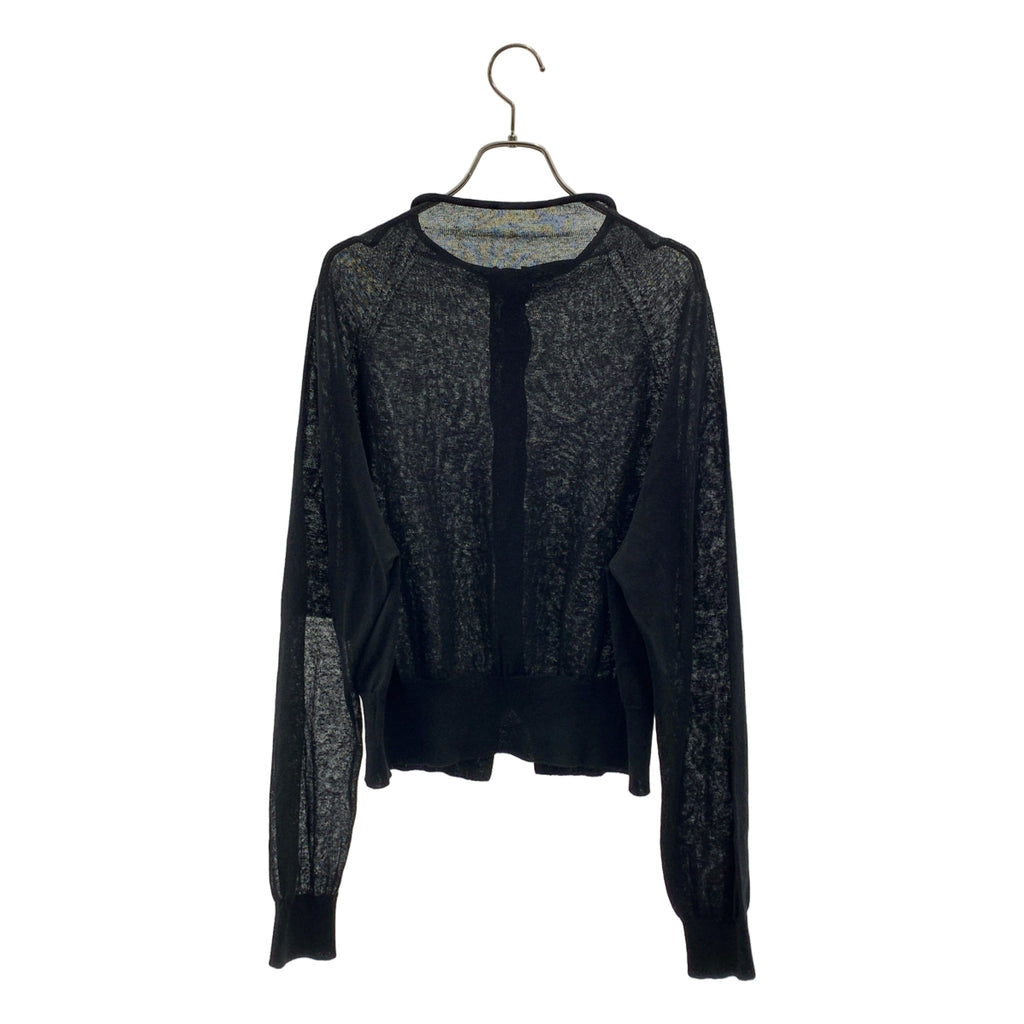 Y's / Y's Yohji Yamamoto | 2024 春夏系列 | 亞麻混紡高領針織開襟衫 | 2 碼 | 女款