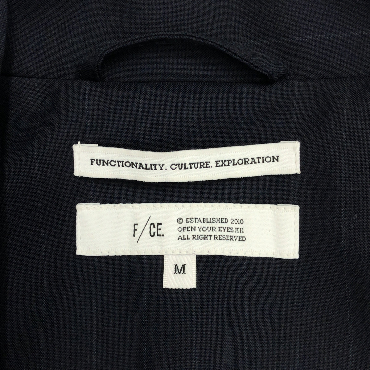 F/CE. / エフシーイー | 2024AW | WATERPROOF CORDURA WOOL TAILORED JACKET ウォータープルーフ コーデュラ ウール テーラードジャケット | M | ネイビー | メンズ