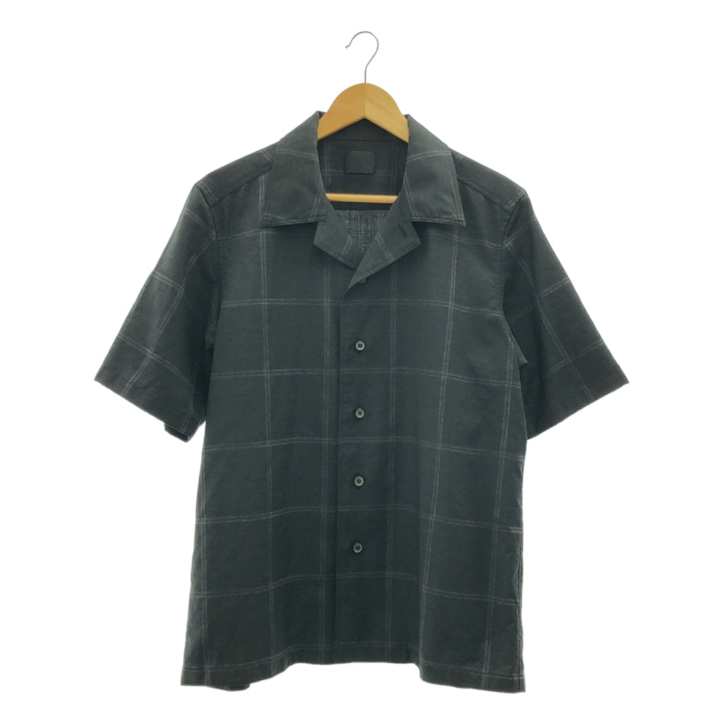 山內 | 無割皮防蠅羊毛大格紋短袖襯衫 | 3 |