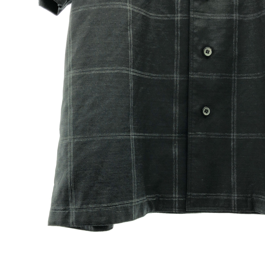 山內 | 無割皮防蠅羊毛大格紋短袖襯衫 | 3 |