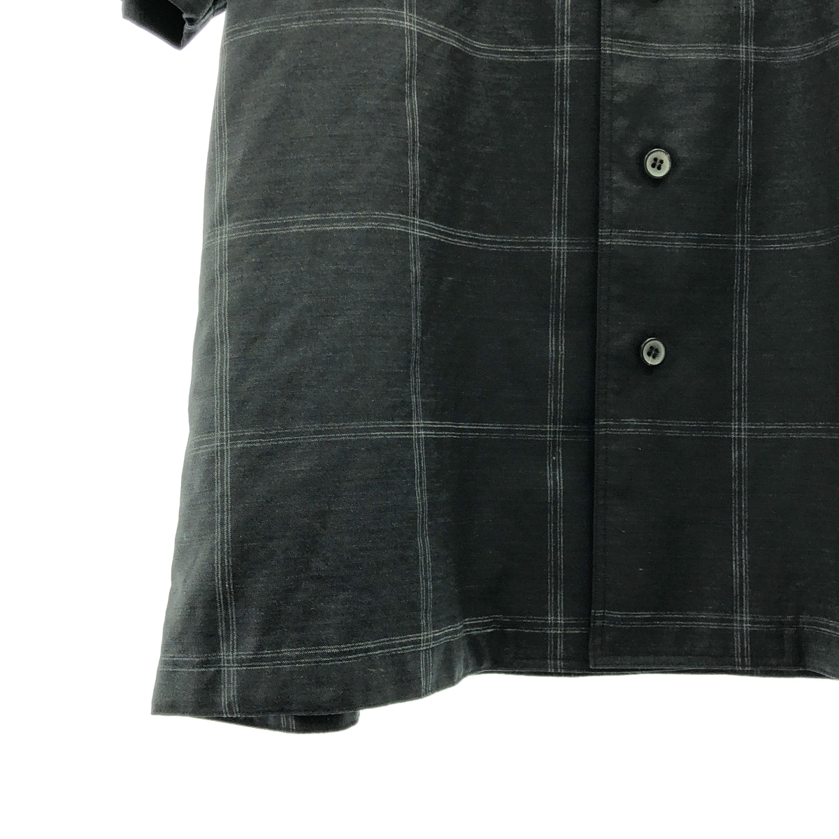 山內 | 無割皮防蠅羊毛大格紋短袖襯衫 | 3 |