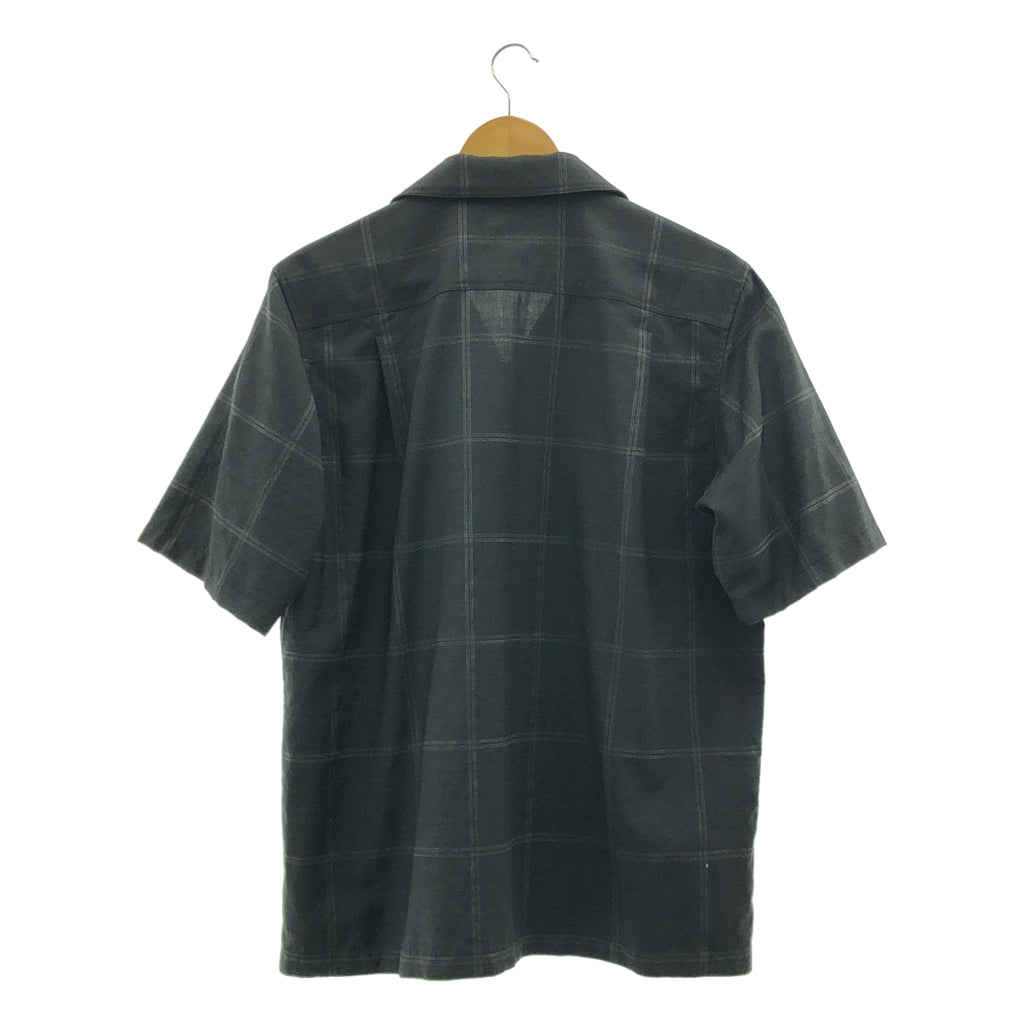 山內 | 無割皮防蠅羊毛大格紋短袖襯衫 | 3 |