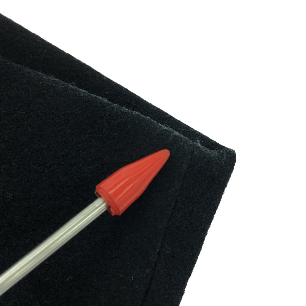 ISSEY MIYAKE / イッセイミヤケ | 90s ヴィンテージ ウール ビッグボタン ドレープネック コート | M | ブラック | レディース
