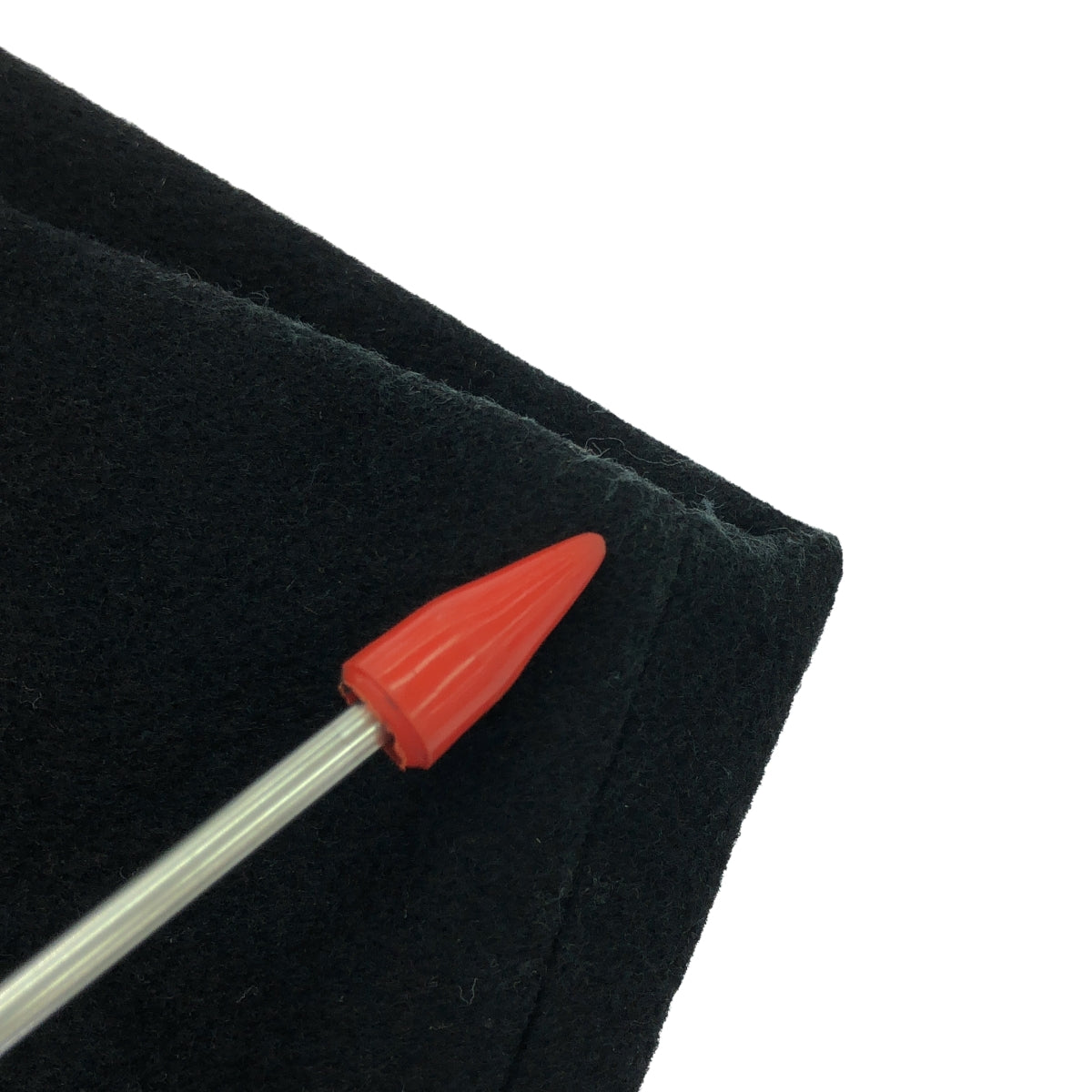 ISSEY MIYAKE / イッセイミヤケ | 90s ヴィンテージ ウール ビッグボタン ドレープネック コート | M | ブラック | レディース