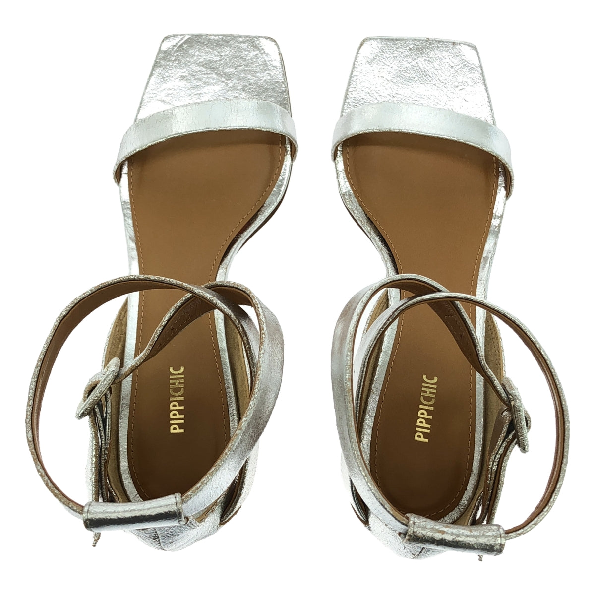 PIPPICHIC | UNITED ARROWS Ankle Cross Strap Sandals | 35 1/2 | Women's