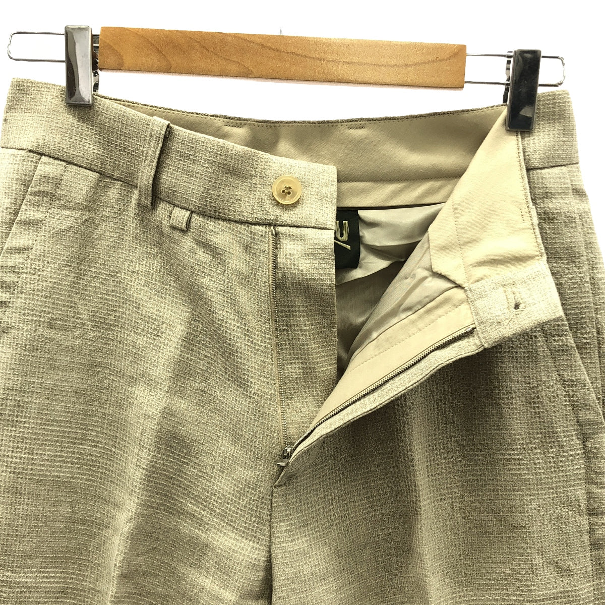 [Good Condition] PHOTOCOPIEU | SABINA Linen Wide Pants | Size 36 | Beige | Men's