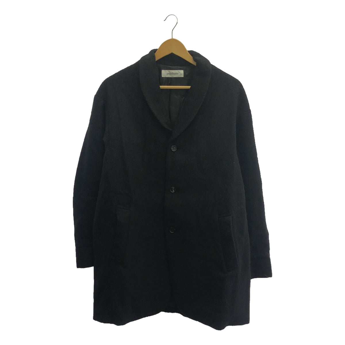 [New] prasthana / Prasthana | circular coat | L | Black | Men's