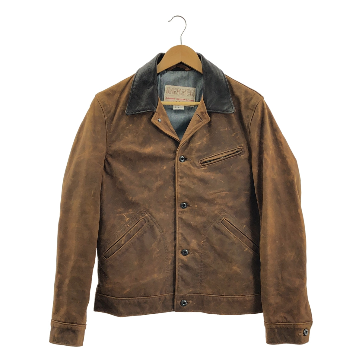 SCHOTT | 技工外套 | 真皮技工外套 | 全襯裡 | S尺寸 | 男士