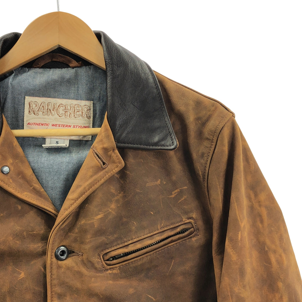 SCHOTT | 技工外套 | 真皮技工外套 | 全襯裡 | S尺寸 | 男士