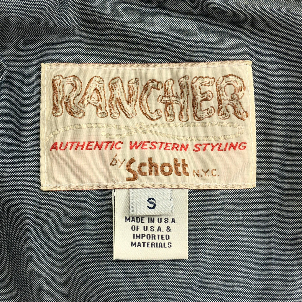 SCHOTT | 技工外套 | 真皮技工外套 | 全襯裡 | S尺寸 | 男士