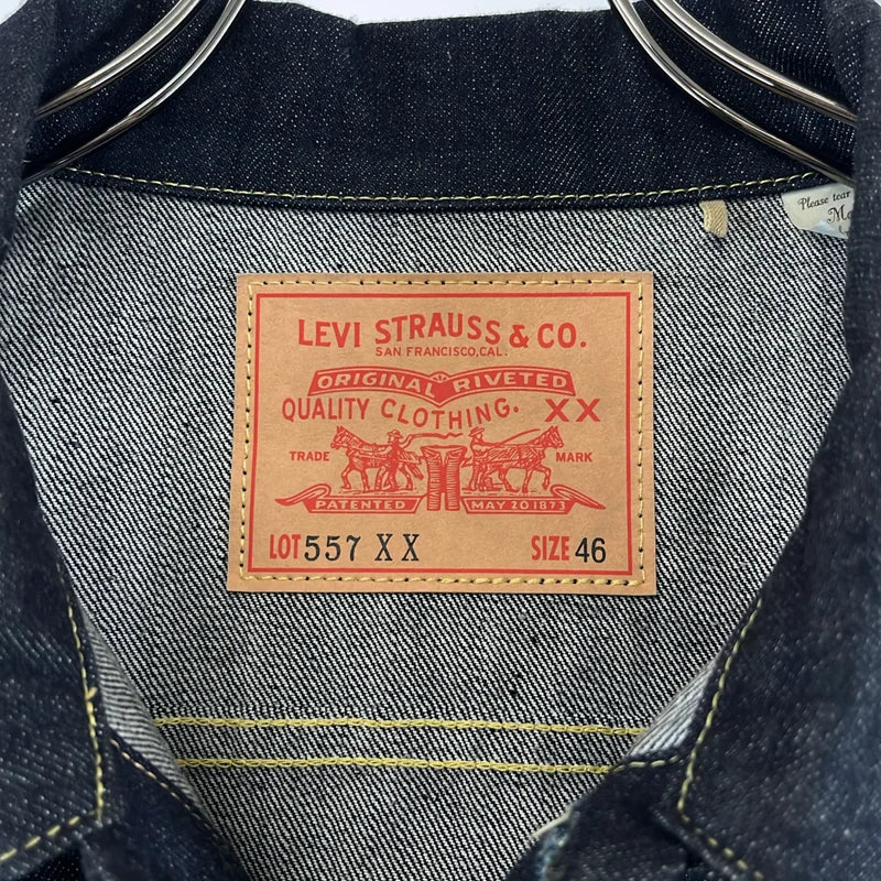 LEVI'S VINTAGE CLOTHING LVC / リーバイスヴィンテージクロージング | 1961年モデル 3rdタイプ 557XX / デニムトラッカージャケット | 46 | メンズ
