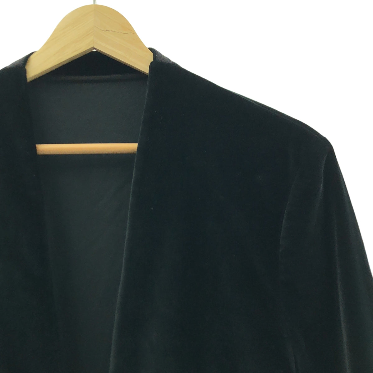 Maison Margiela / メゾンマルジェラ | 2016AW | コットンベロア ノーカラー テーラードジャケット | 46 | メンズ