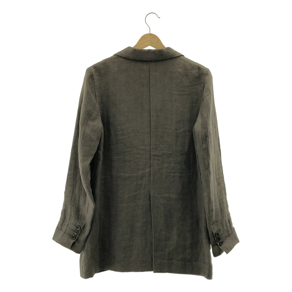 Curensology | 亞麻雙排扣修身西裝外套 | F碼 | 女款