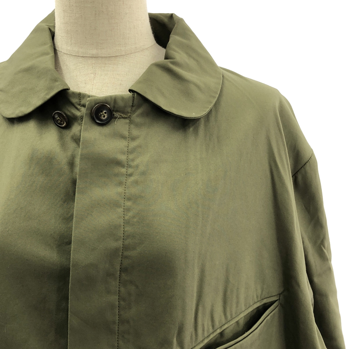 45r / 포티파이브아르 | 밀리터리 오버 모즈 스텐 컬러 코트 | 3 | 여성