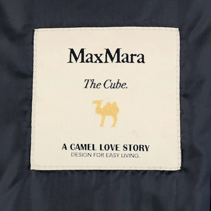 Max Mara / マックスマーラ | The Cube / PICASSO / ピカッソ テクニカル キャンバス ノーカラー ジャケット | 38 | レディース