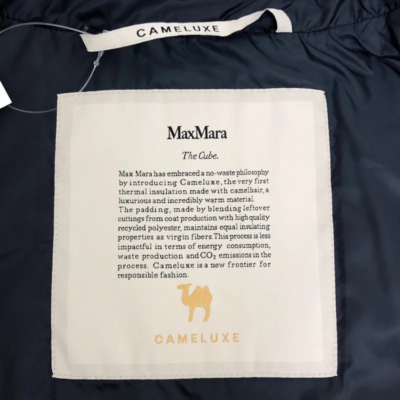 Max Mara / マックスマーラ | The Cube / PICASSO / ピカッソ テクニカル キャンバス ノーカラー ジャケット | 38 | レディース